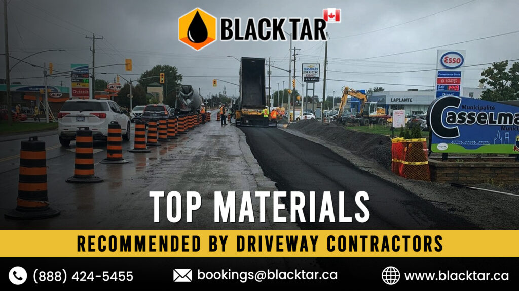 Top Materials Recommended by Driveway Contractors..