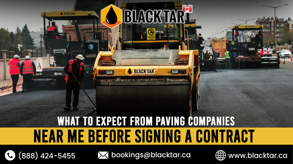 What to Expect from Paving Companies Near Me Before Signing a Contract