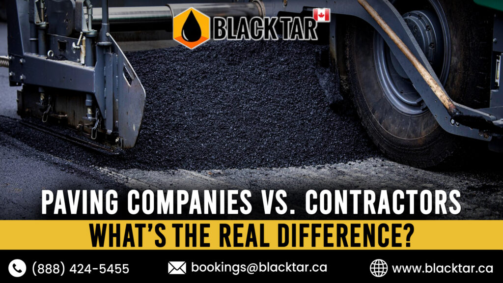 Paving Companies vs. Contractors: The Real Difference