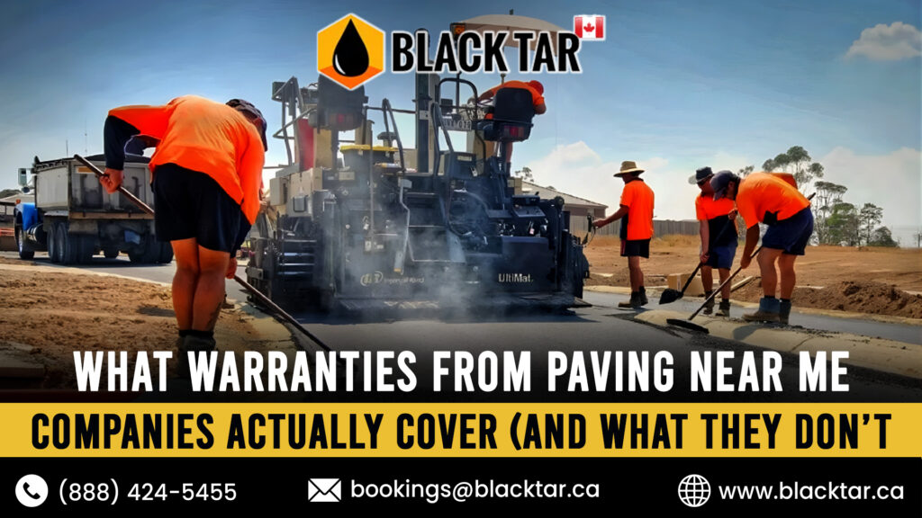 What Warranties From Paving Near Me Companies Actually Cover (And What They Don’t)