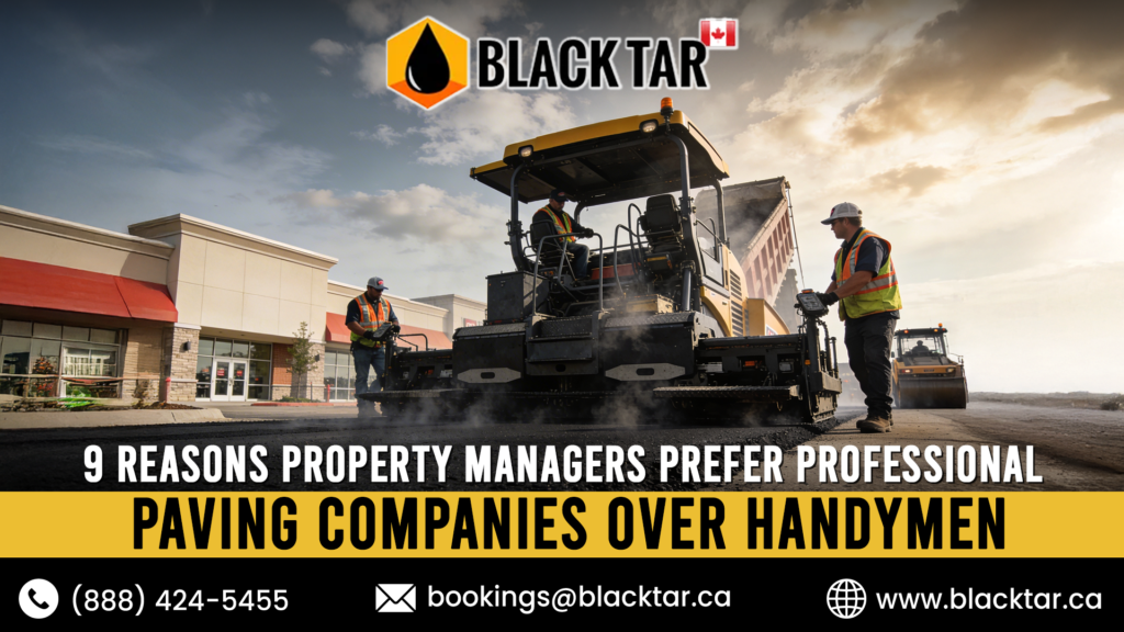 9 Reasons Property Managers Prefer Professional Paving Companies Over Handymen