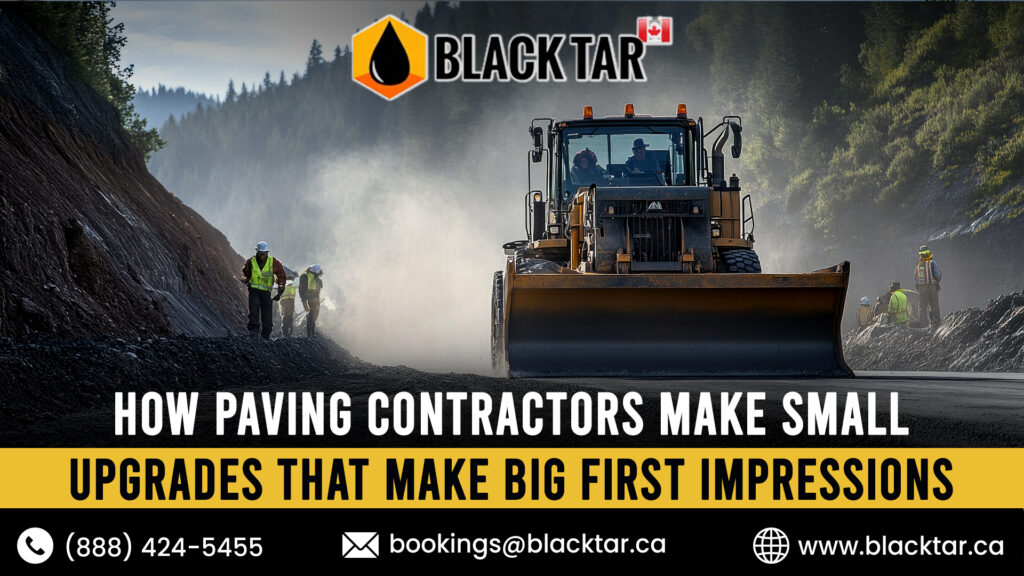 How Paving Contractors Make Small Upgrades That Make Big First Impressions