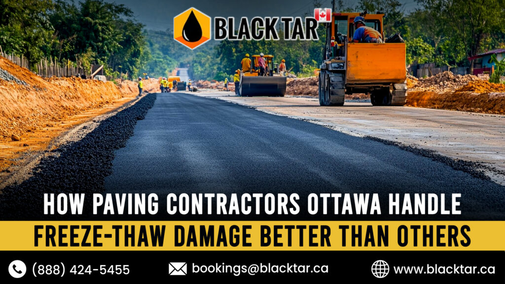 How Paving Contractors Ottawa Handle Freeze-Thaw Damage Better Than Others.