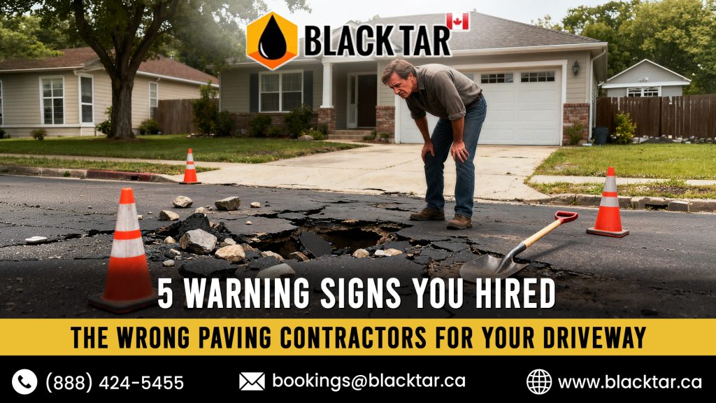 5 Warning Signs You Hired the Wrong Paving Contractors for Your Driveway