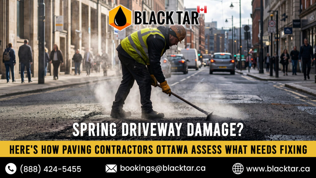 How Paving Contractors Ottawa Assess Spring Damage Fix