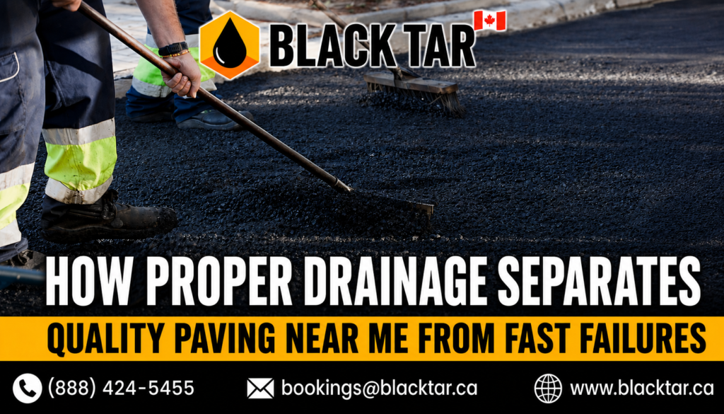 Paving Near Me With Reliable Drainage Systems
