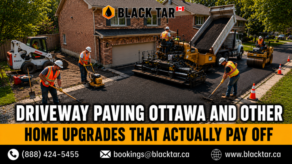Driveway Paving Ottawa & Home Upgrades That Pay Off