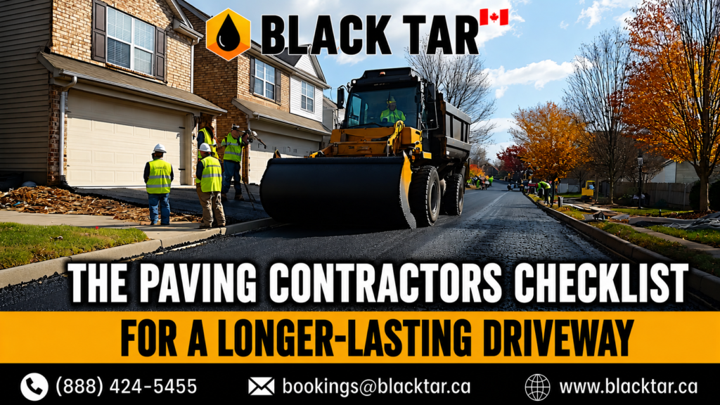 Paving Contractor Checklist: Build a Driveway That Lasts