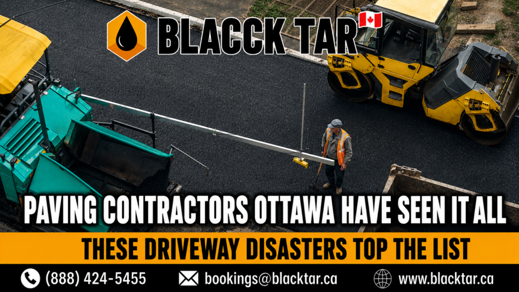 Driveway Disasters & How Paving Contractors Ottawa Fix Them.