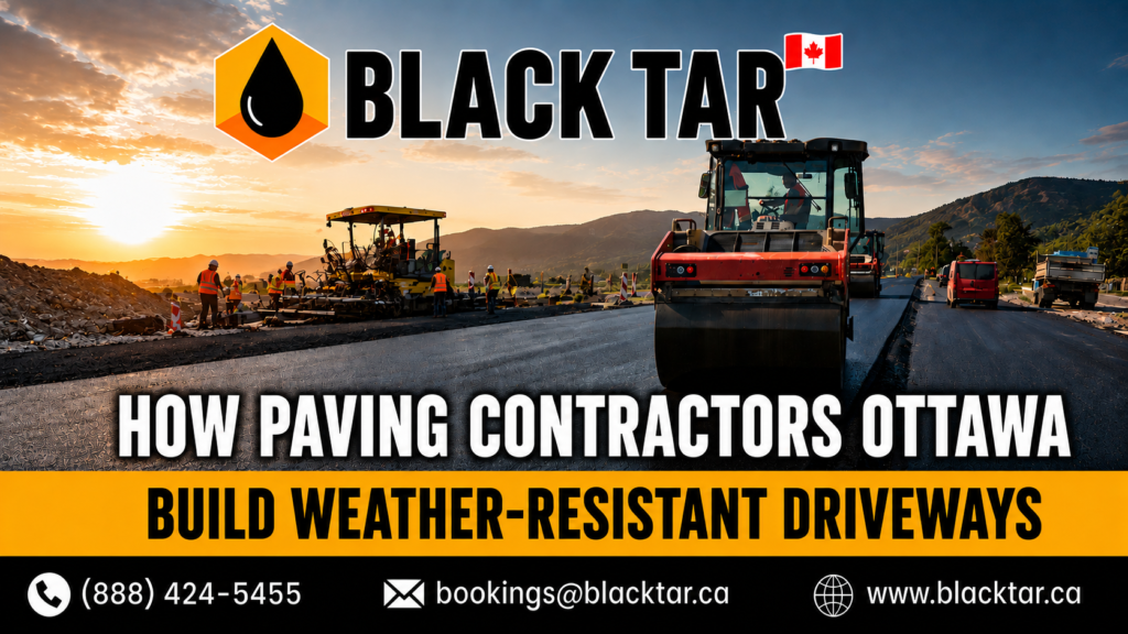 Weather-Resistant Driveways by Paving Contractors Ottawa