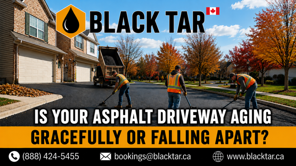 Aging Asphalt Driveway What Your Driveway Reveals