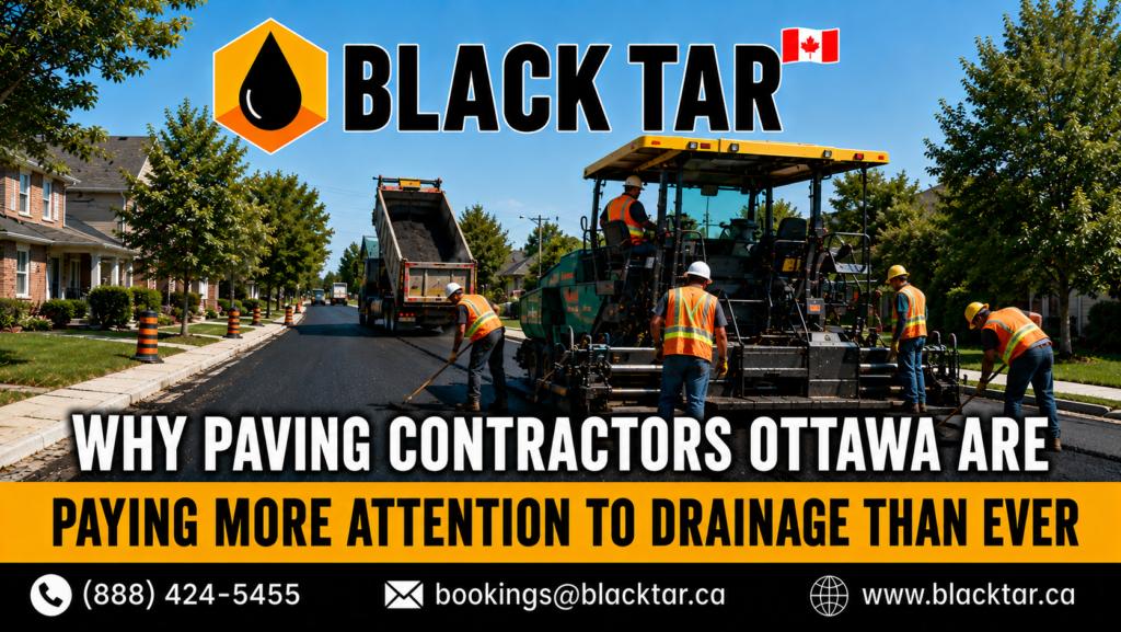 Ottawa Paving Contractors Prioritize Drainage in 2026