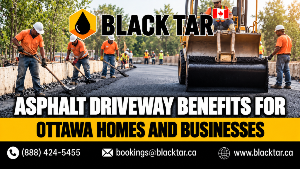 Asphalt Driveway Benefits for Ottawa Homes and Businesses