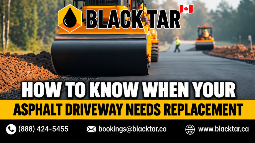 Asphalt Driveway Replacement Signs Every Owner Should Know